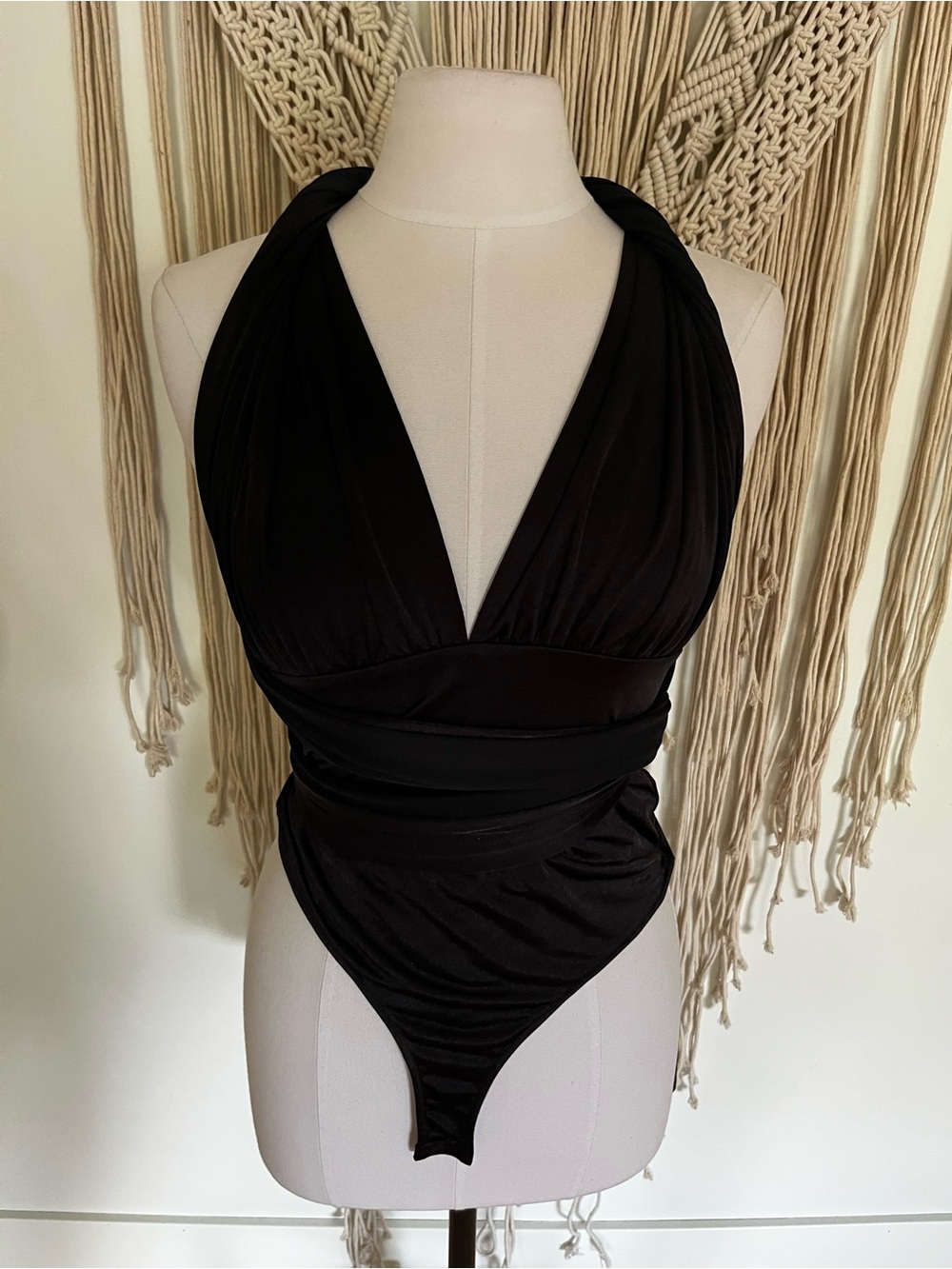 Free People 100 Ways Bodysuit in Black - Picture 3 of 16